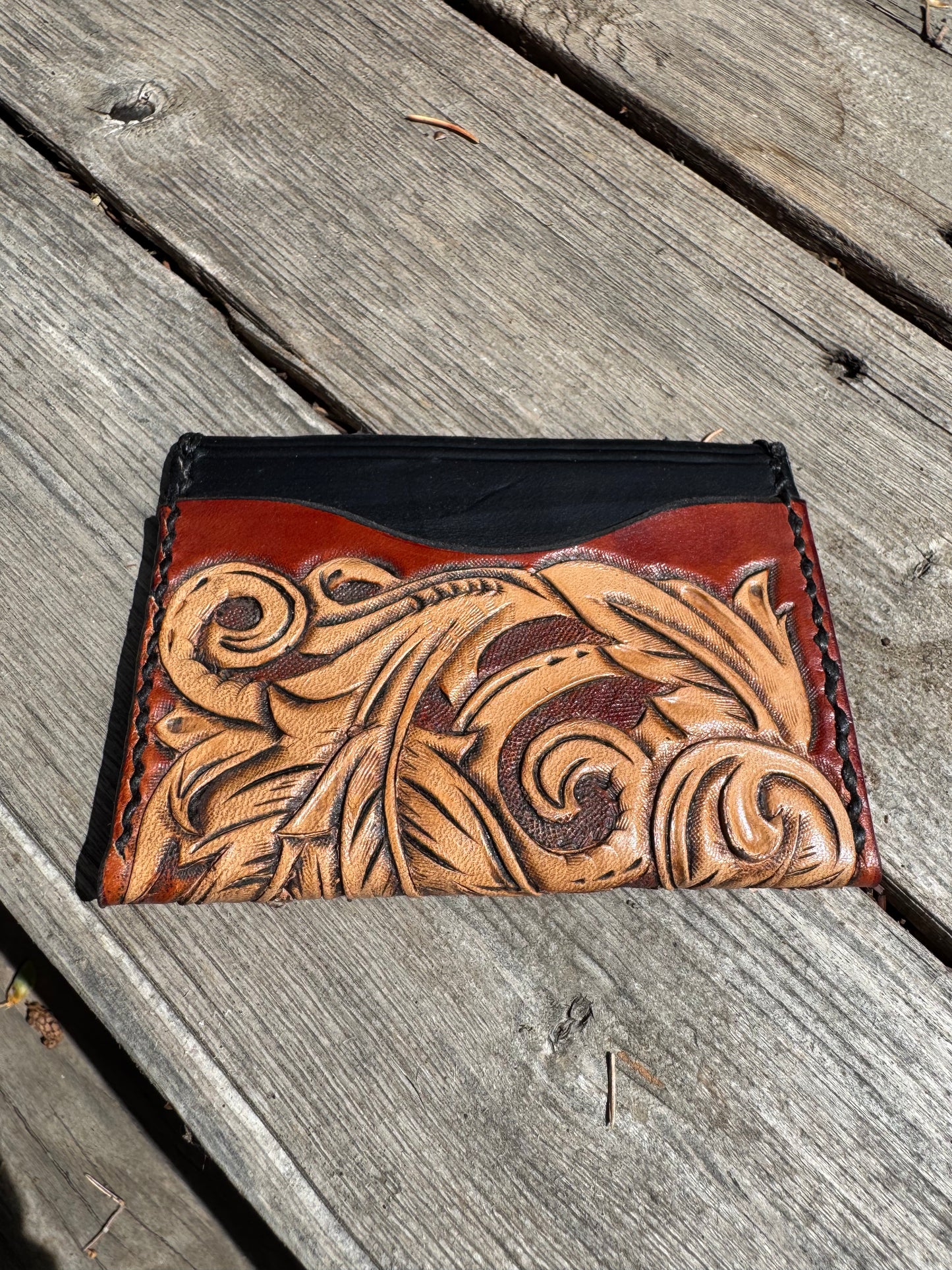 Feather Tooled Card Sleeve