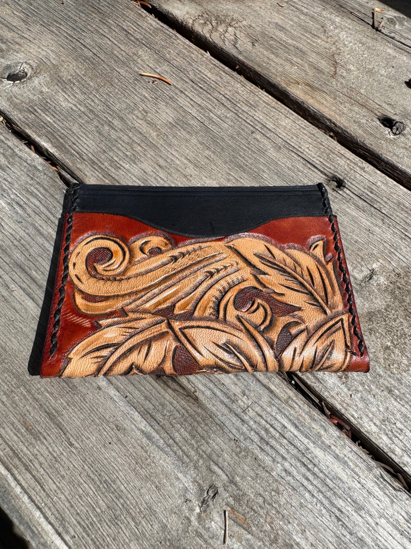 Feather Tooled Card Sleeve