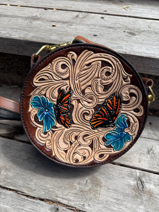 Monarch Round Purse